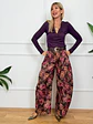 Chalet Blouse Eggplant 16779   - thumbnail 2