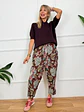 Magnolia Pants Wine 6770-1171  - thumbnail 2