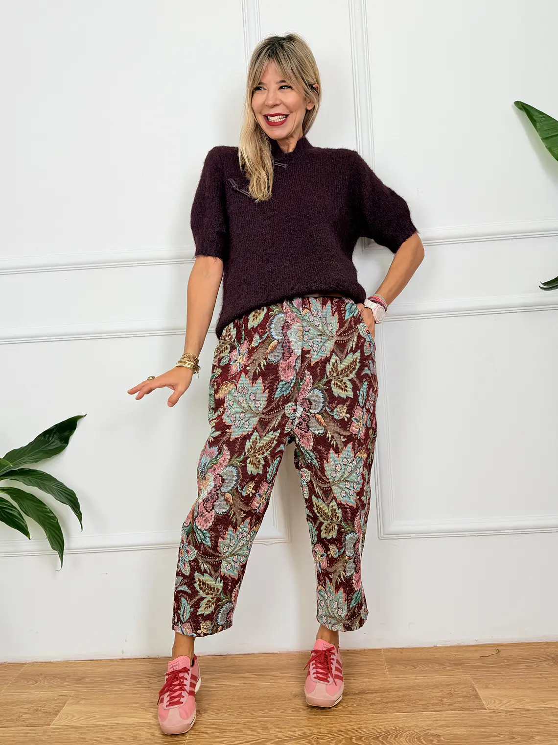 Magnolia Pants Wine 6770-1171  1