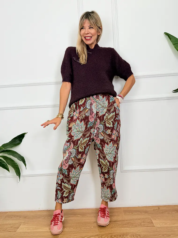 Magnolia Pants Wine 6770-1171  1
