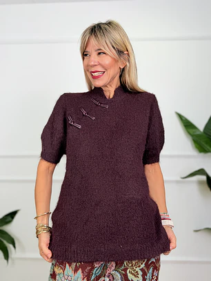 Twyla Sweater Eggplant 10118