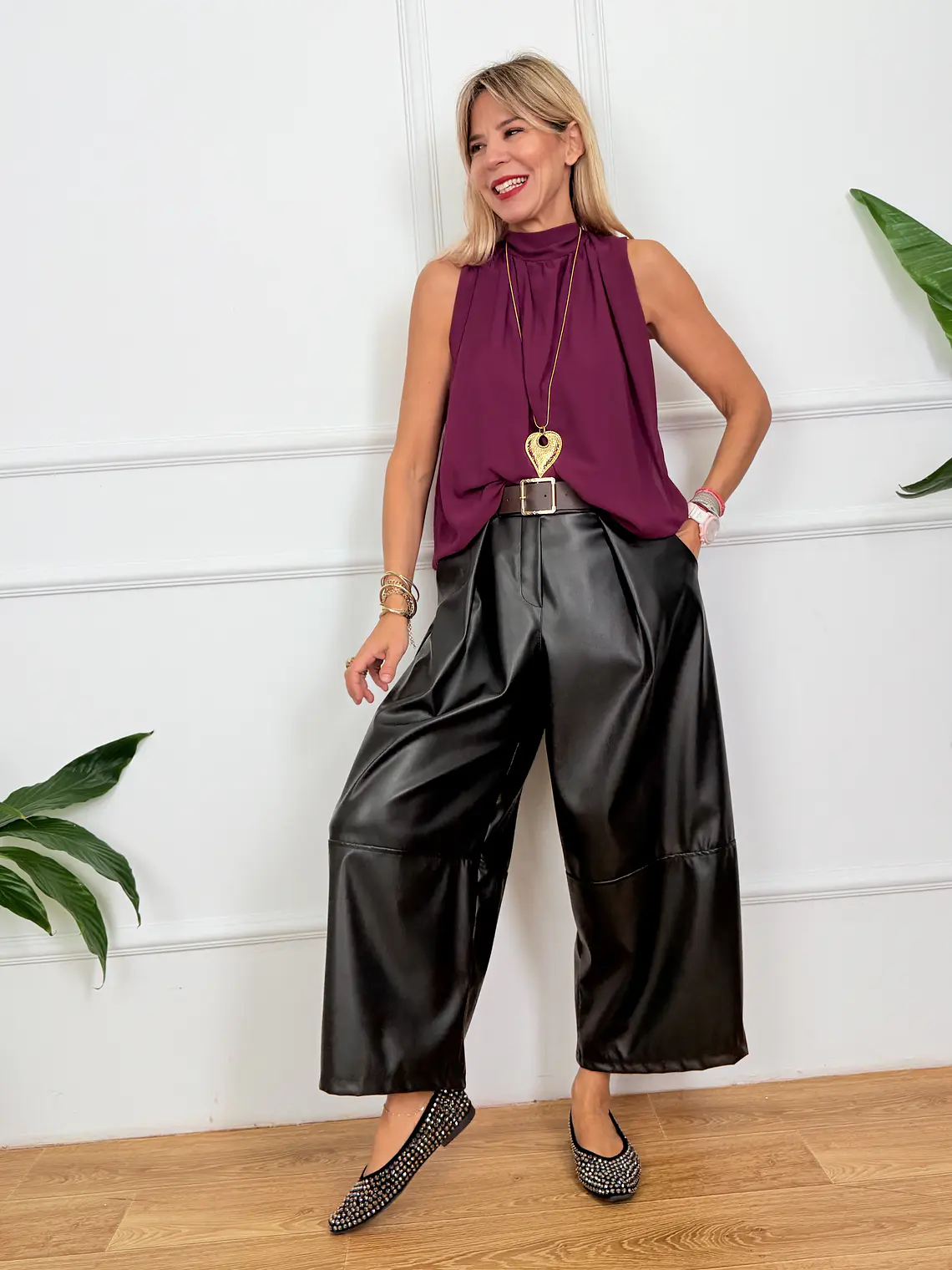 Beckett Blouse Magenda 25608 4