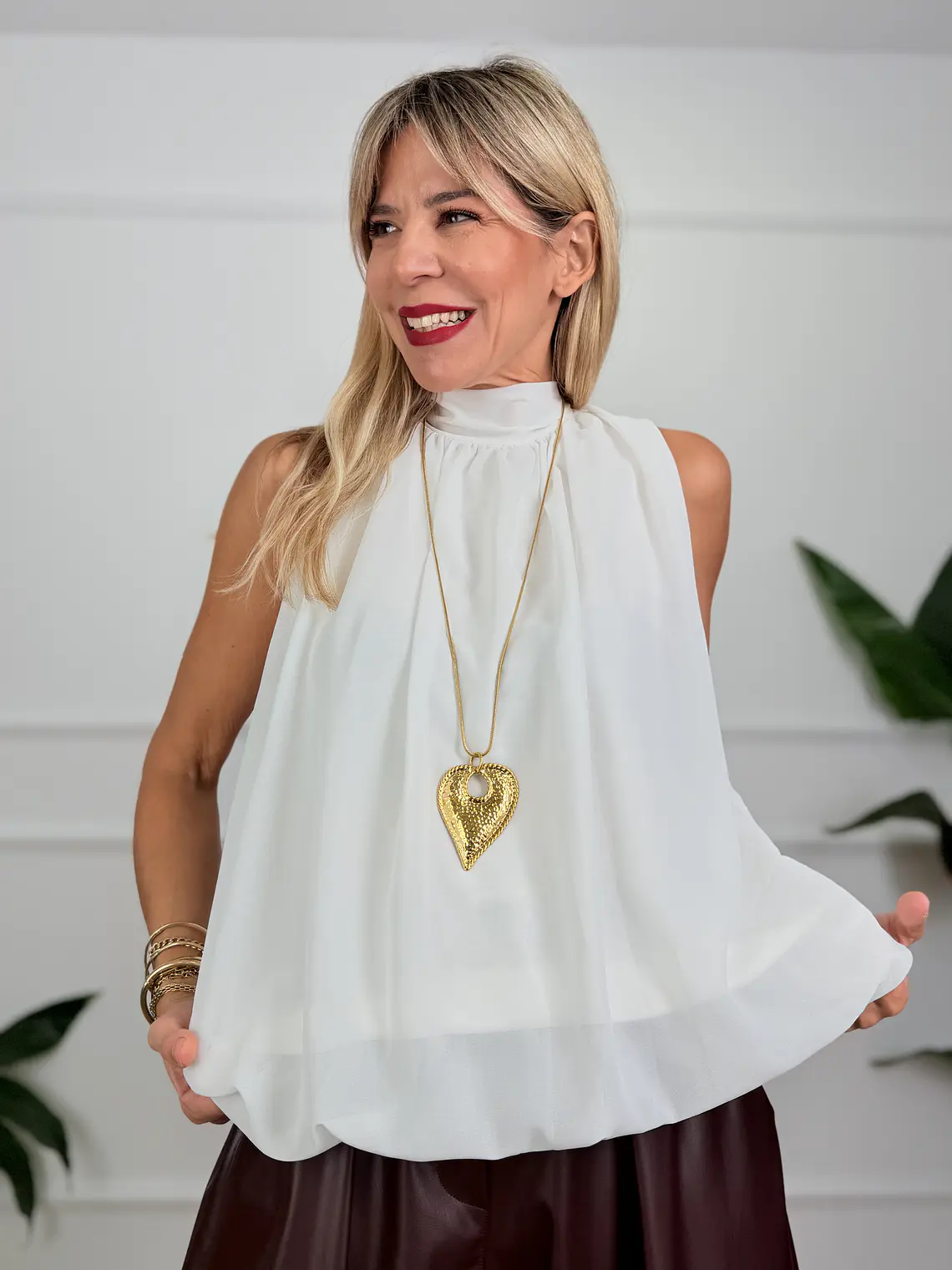 Beckett Blouse White 25608 1
