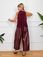 Beckett Blouse Burgundy 25608  - thumbnail 5