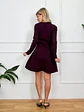 Sibylla Mini Dress Burgundy AB5597 - thumbnail 5