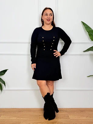 Sibylla Mini Dress Black AB5597 