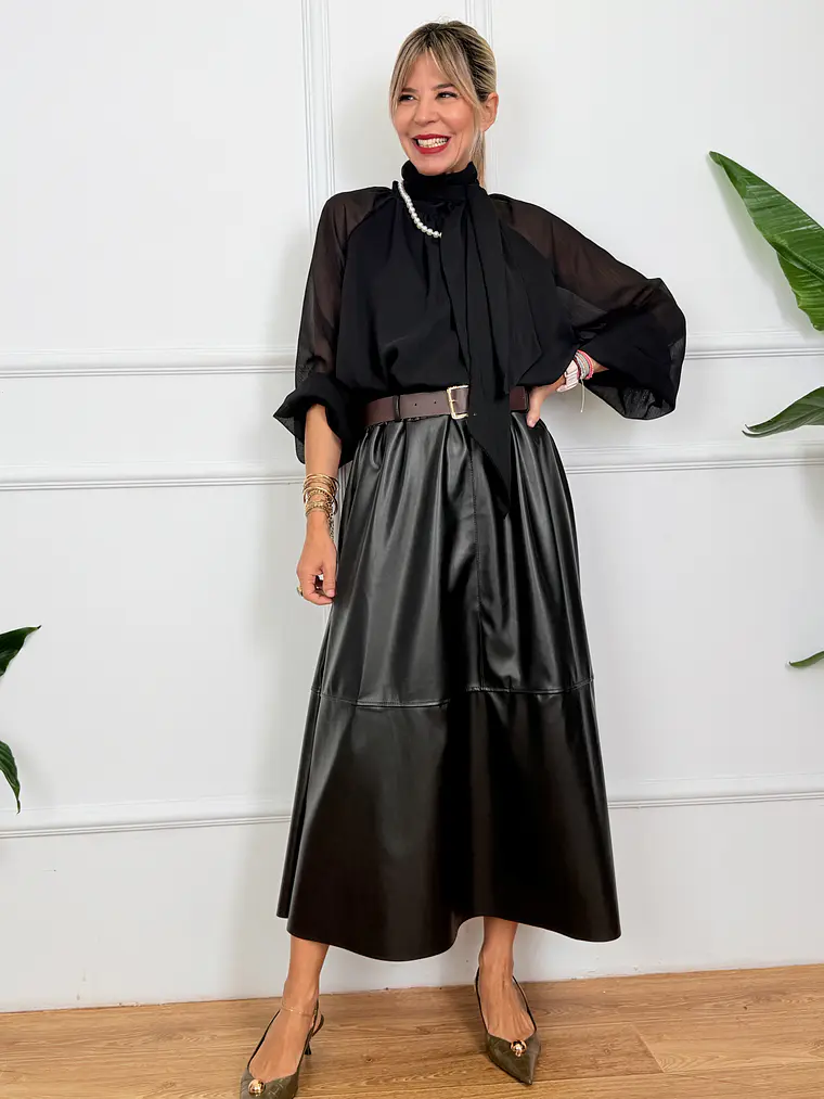 Libramont Blouse Black 60700 3