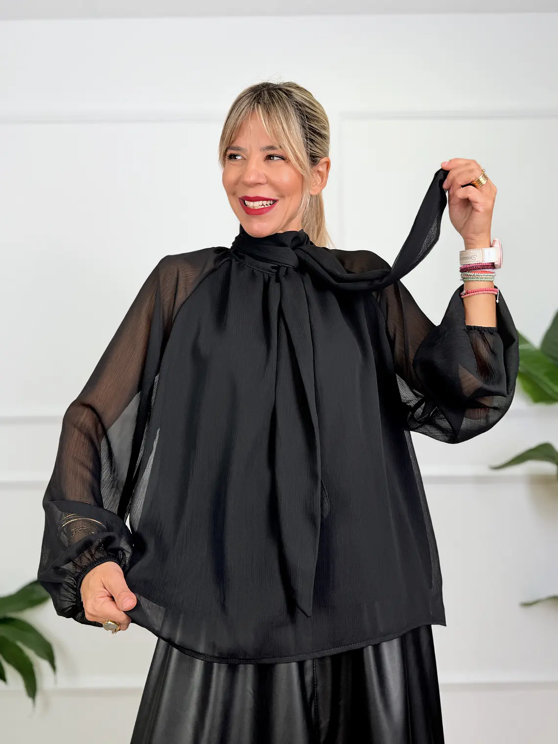 Libramont Blouse Black 60700 1