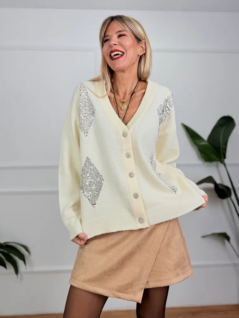 Stanislas Cardigan Ivory 6248  4
