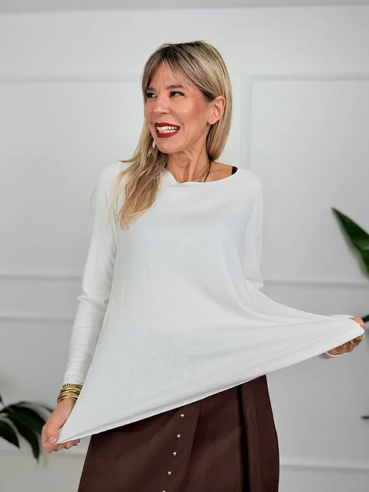 Maize Blouse White 21429 1