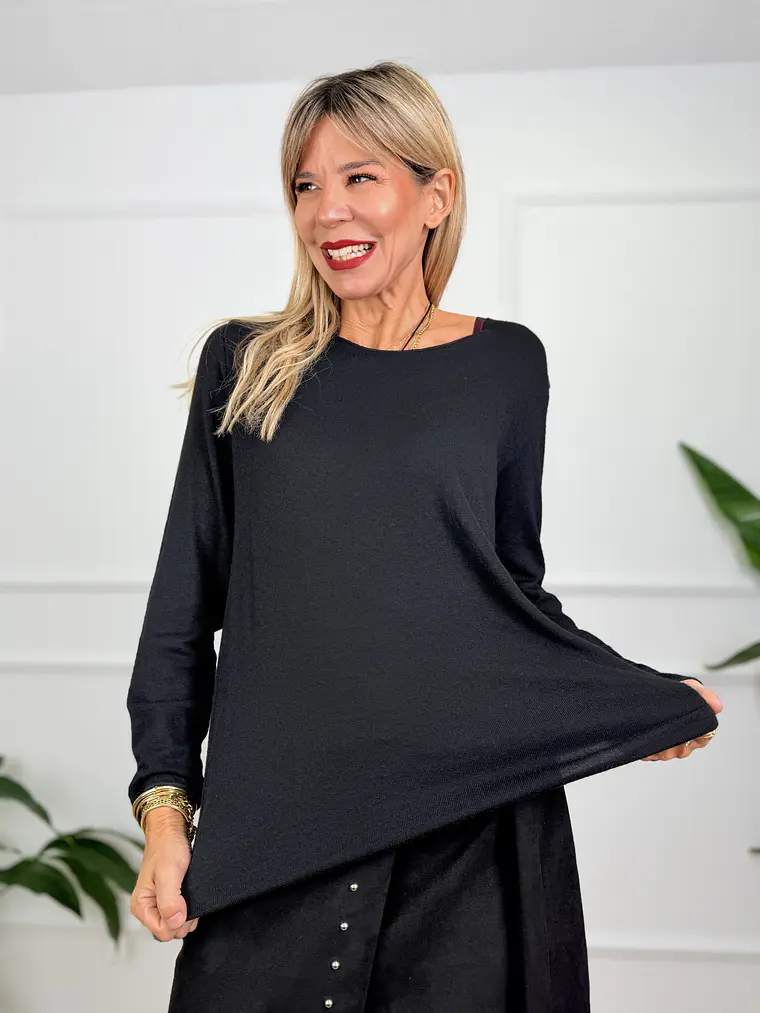 Maize Blouse Black 21429  1