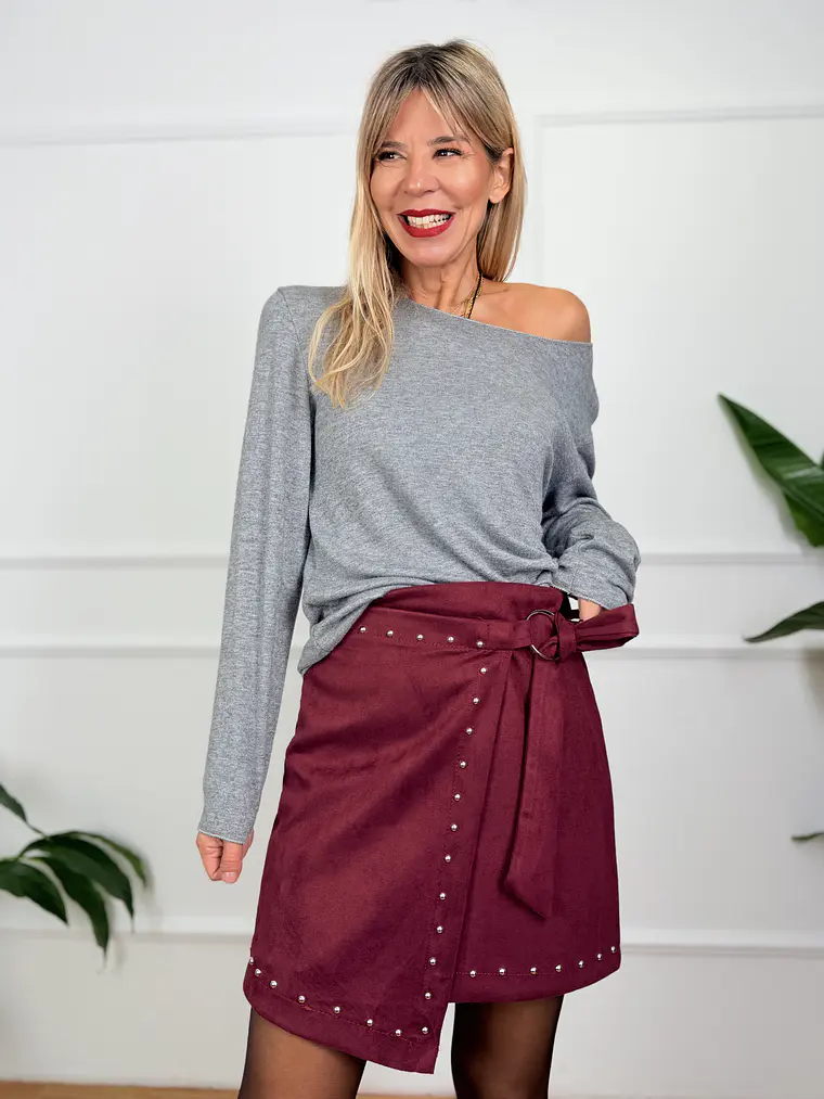 Maize Blouse Grey 21429 4