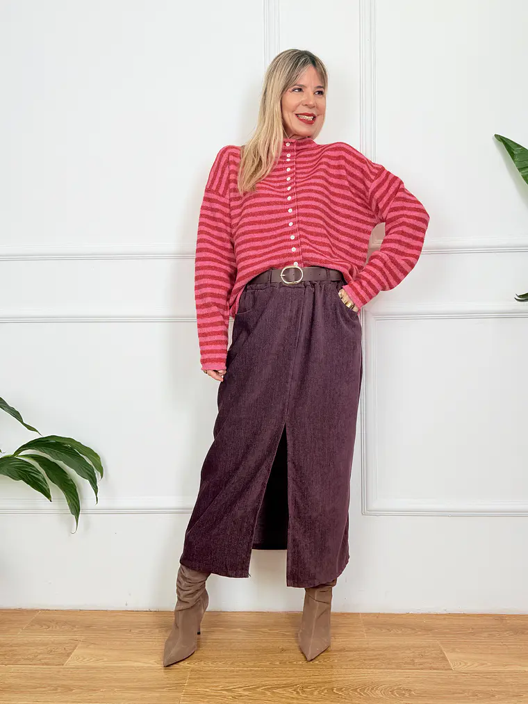 Friday Cardigan Blush 8410  4