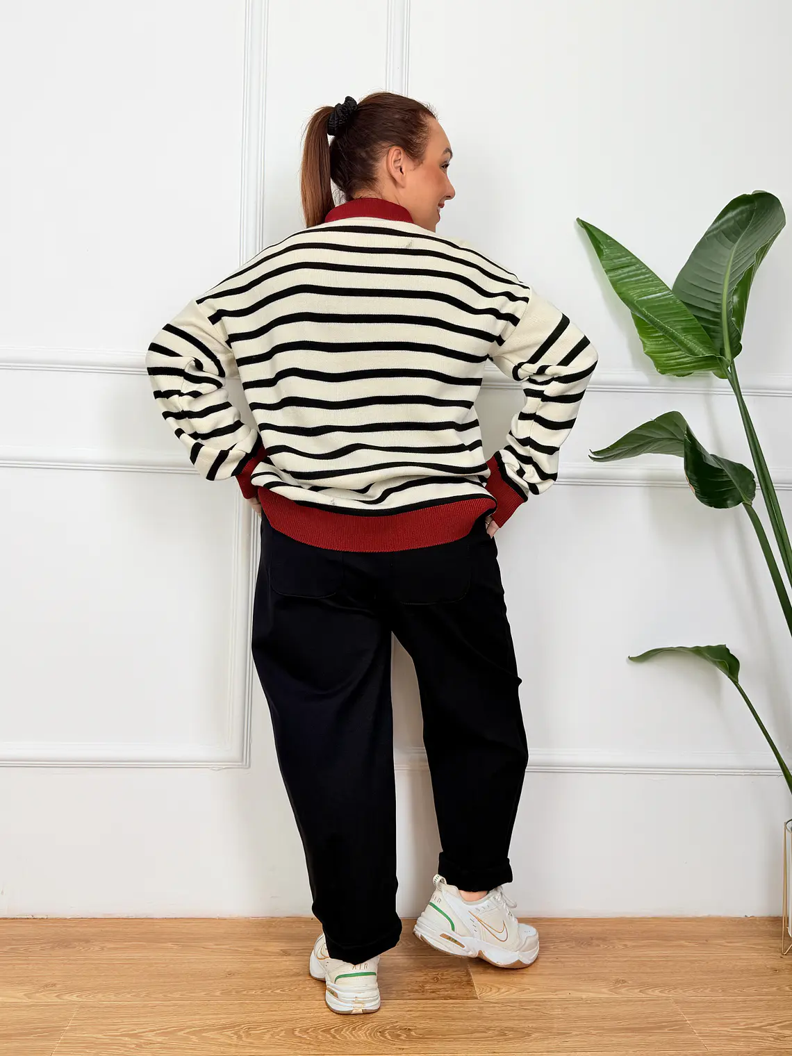 Oswin Stripped Sweater Ivory 27816 4