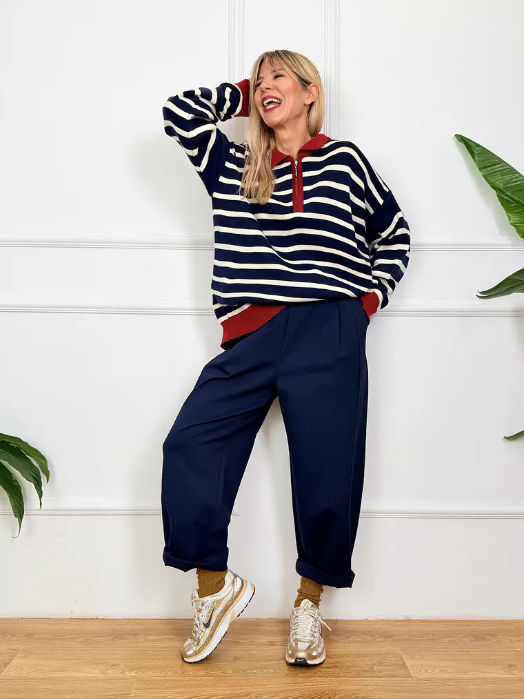 Oswin Stripped Sweater Blue 27816 3
