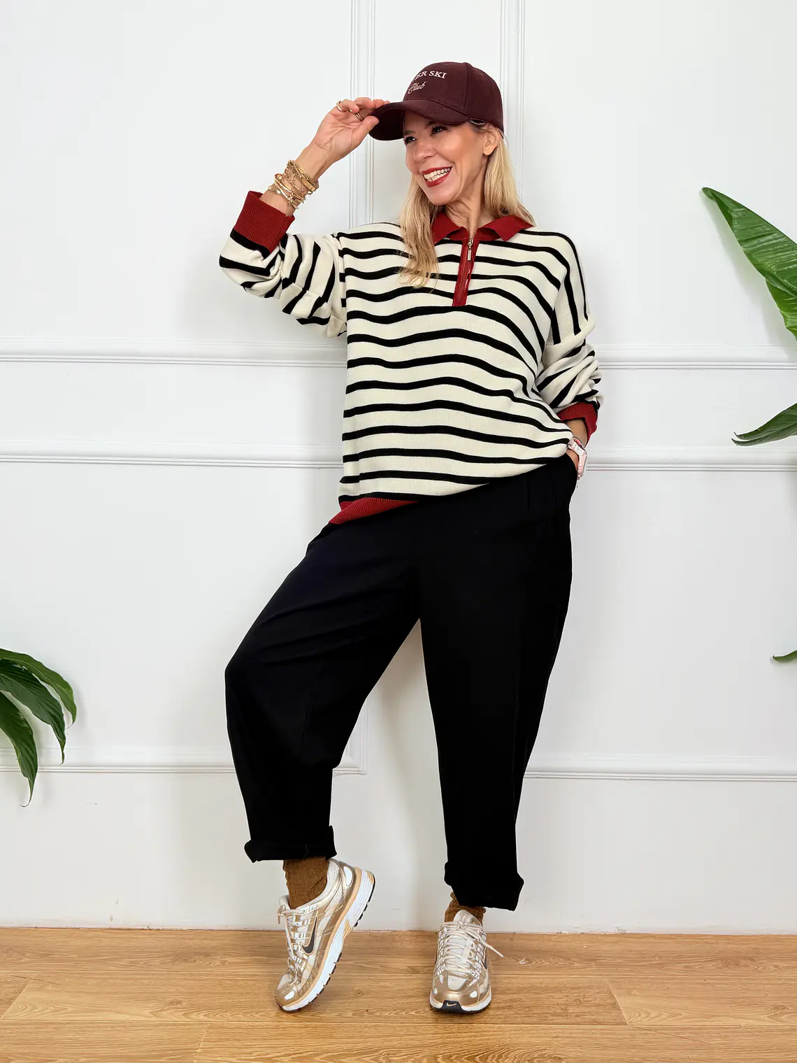 Oswin Stripped Sweater Ivory 27816 3