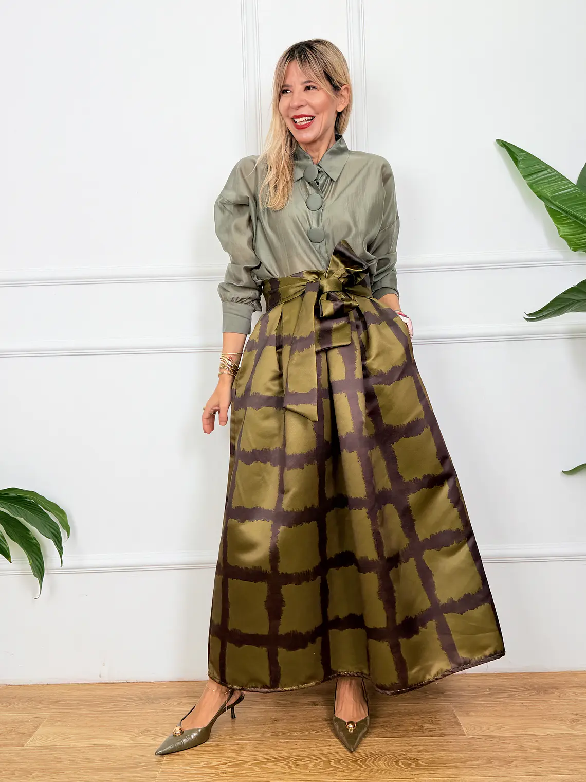 Sonnet Skirt Oil/Brown 26243  2