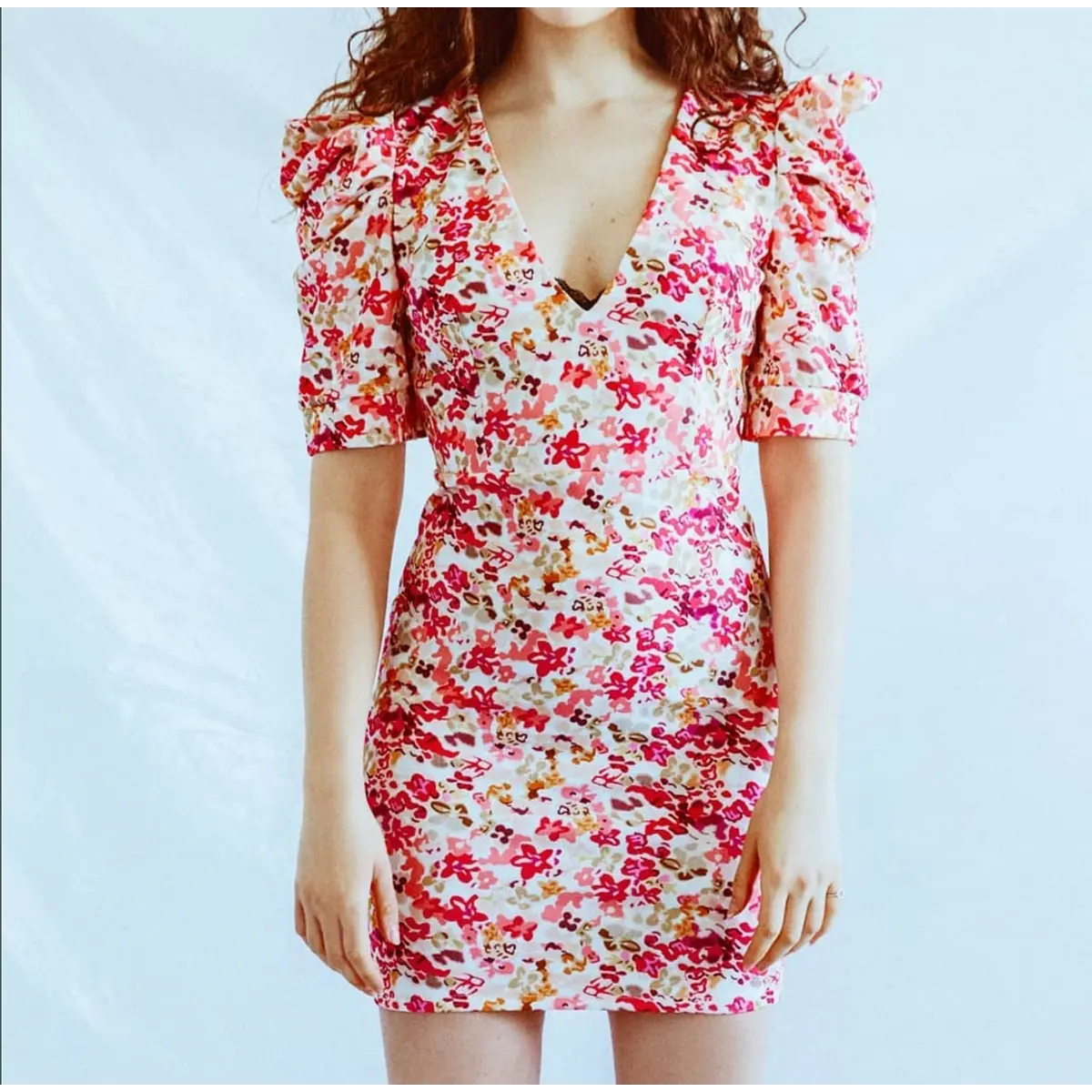 Mareena Dress in Pink Blossom