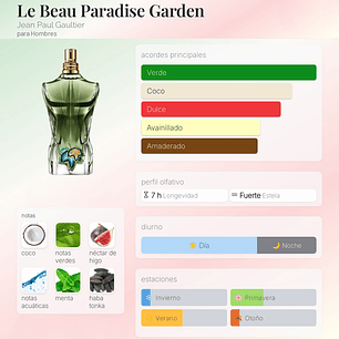 DECANT LE BEAU PARADISE GARDEN (EDP)
