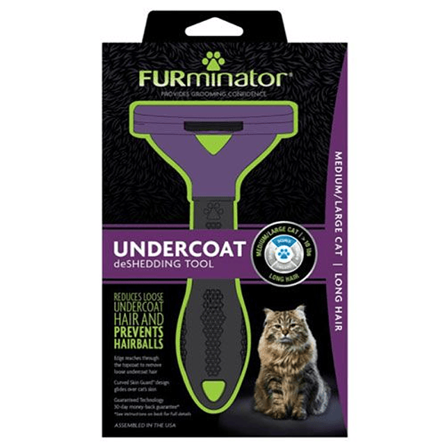 FURminator LONG HAIR FOR CAT, Medium/Large