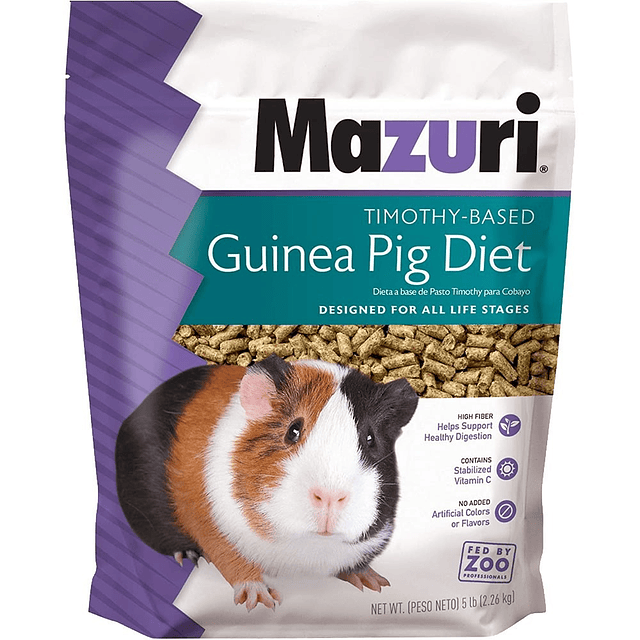 MAZURI GUINEA PIG TIMOTHY DIET 1 KG