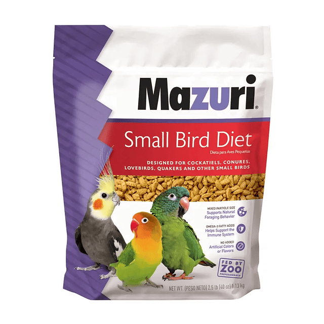 MAZURI ALIMENTO AVES PEQUEÑAS 1.13 KG