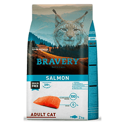 BRAVERY SALMON ADULT CAT 2 KG