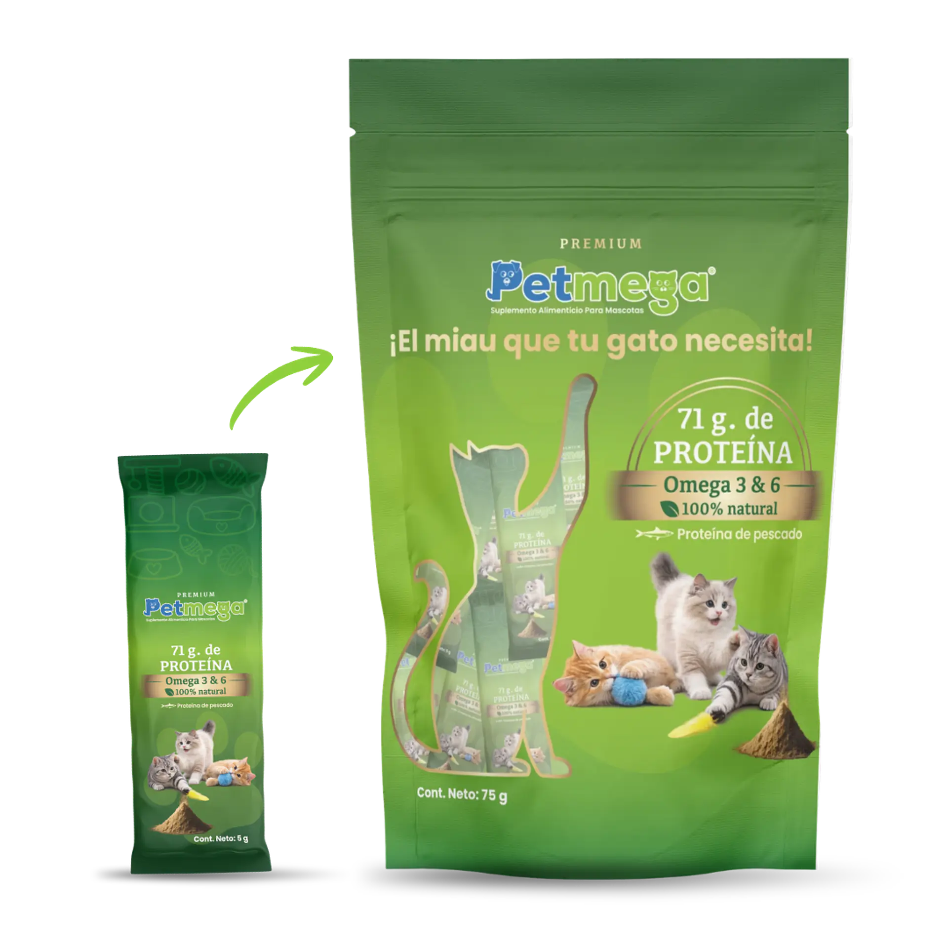Suplemento Alimenticio para Gato | Versión de Viaje 1