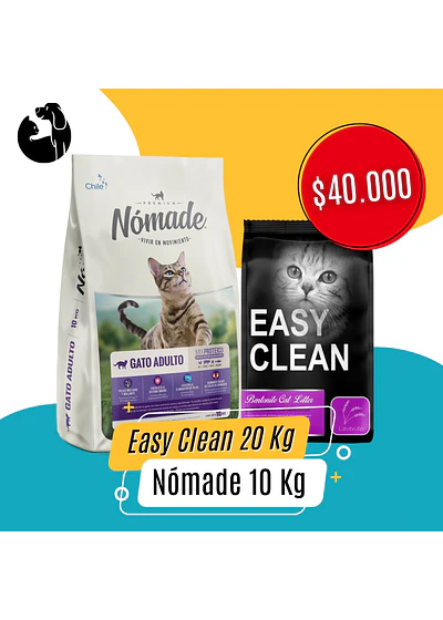Easy Clean 20kg + Nomade 10kg