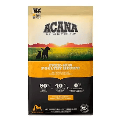Acana Free-Run Poultry - Pollo y Pavo