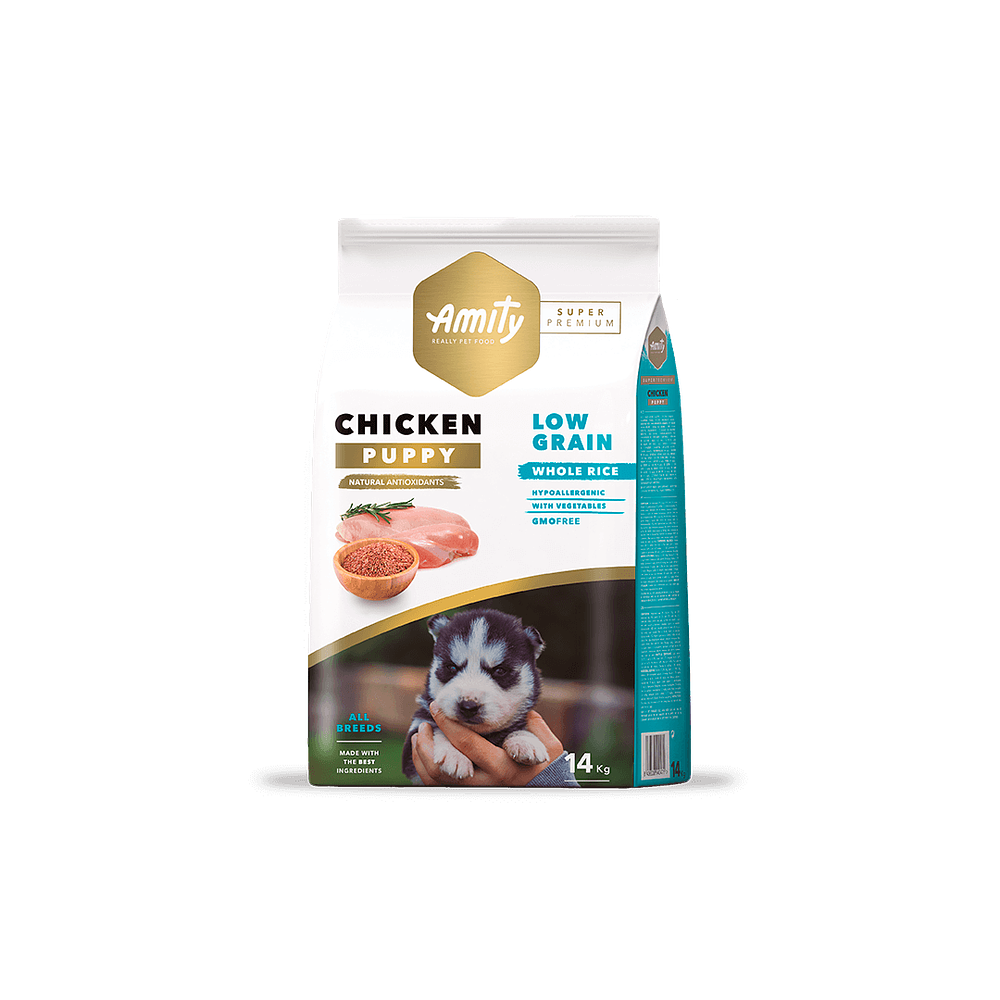 Amity Super Premium Puppy - Pollo y Arroz