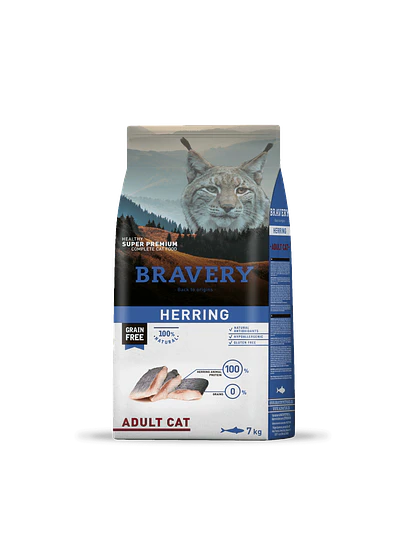 Bravery Herring Adulto 7kg - Arenque Grain Free