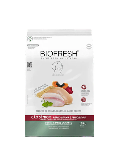 Biofresh Senior Razas Grandes y Gigantes 15kg - Mix de Carnes