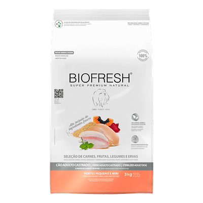 Biofresh Adulto Castrado Razas Pequeñas y Mini - Mix Carnes
