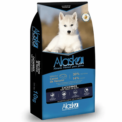 Alaska Premium Cachorro - Carne de Vacuno