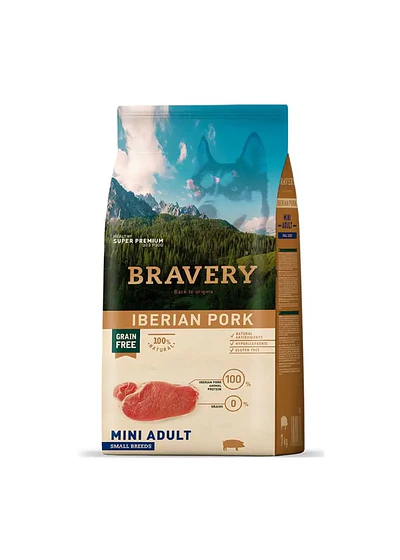 Bravery Iberian Pork Mini Adulto - Cerdo Ibérico 