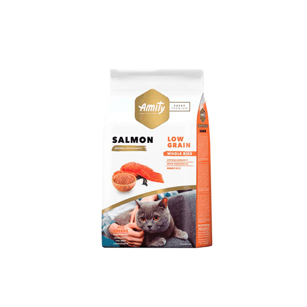 Amity Adult Salmón - Low Grain para una Vitalidad Plena