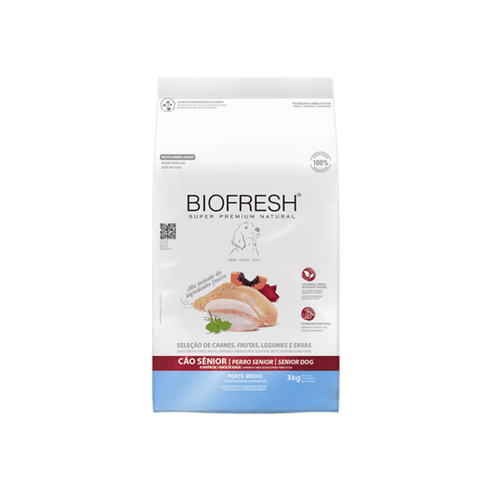 Biofresh Senior Razas Medianas - Frescura Natural y Nutrición Avanzada