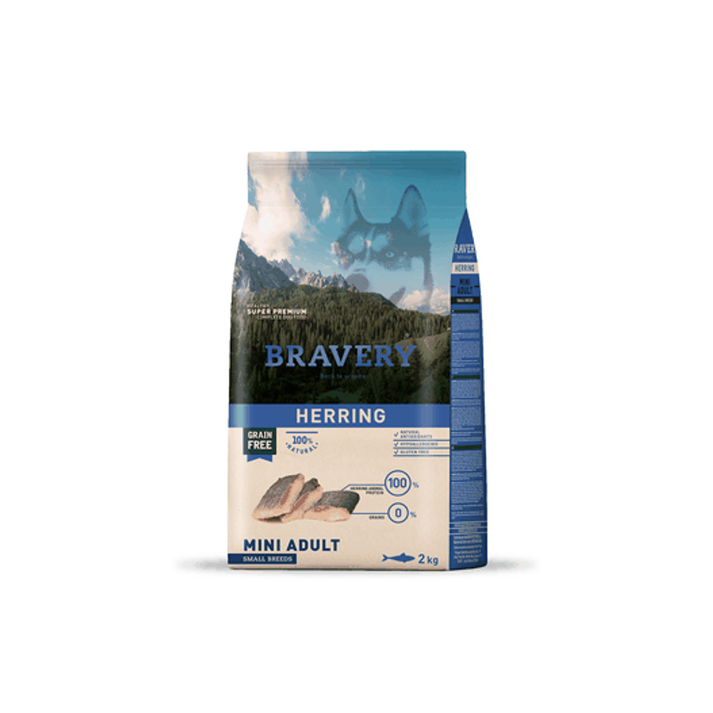Bravery Herring Mini Adulto - Superalimento de Arenque