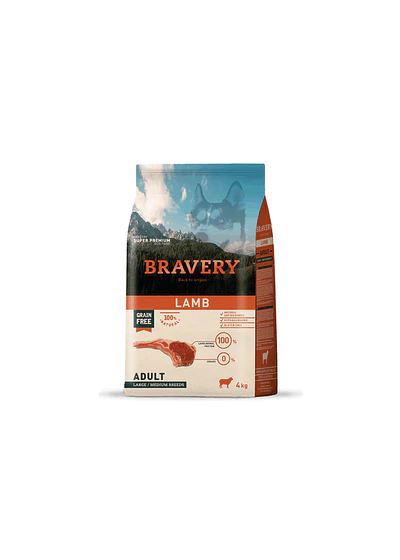 Bravery Lamb 4kg y 12kg -  Nutrición Ancestral 