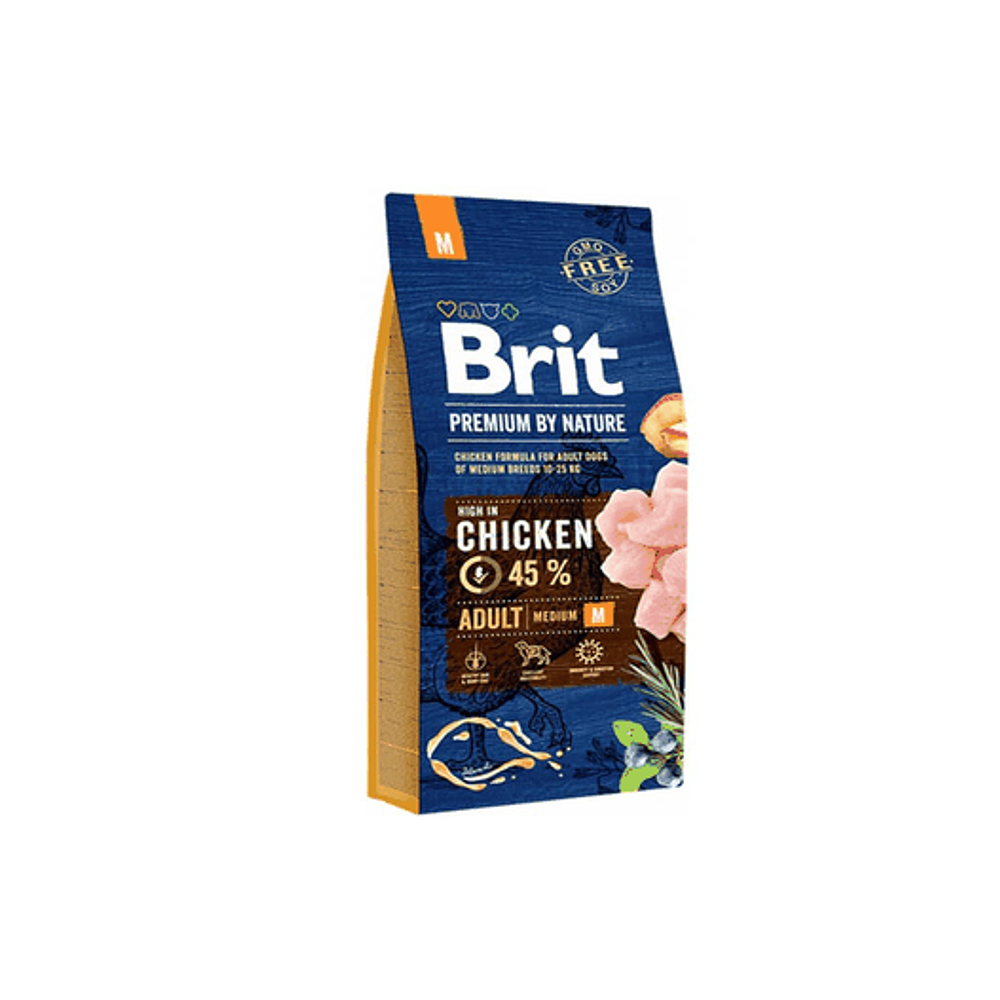 Brit Premium Adult Medium - Energía Natural 