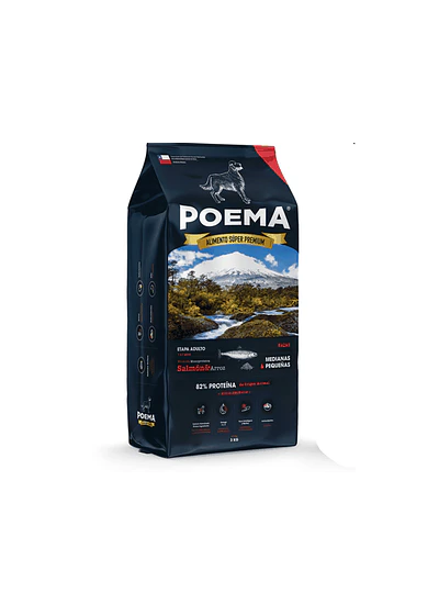Poema Raza Mediana y Pequeña 12kg - Salmón Patagónico