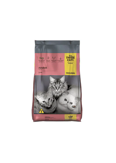 Three Cats Gato Adulto 10.1kg - Nutrición Completa