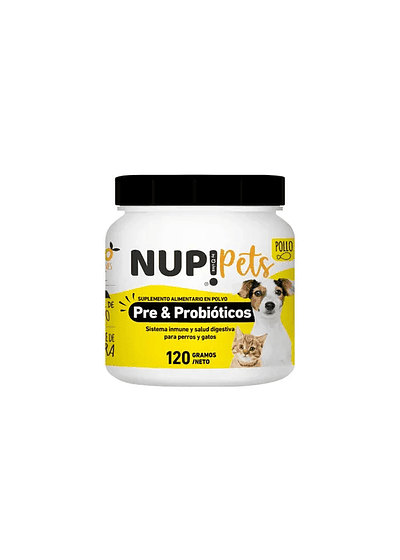 NUP! Pets Pre & Probióticos - El Escudo Natural para tu Mascota