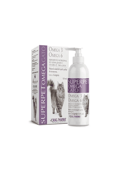 Super Pet Omega Gato - Piel Sana y Pelaje Espectacular