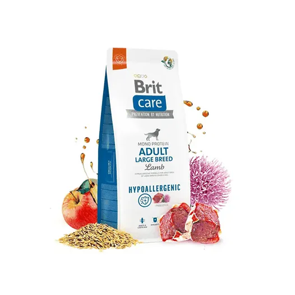Brit Care Hypoallergenic Lamb Large Breed - Escudo Hipoalergénico
