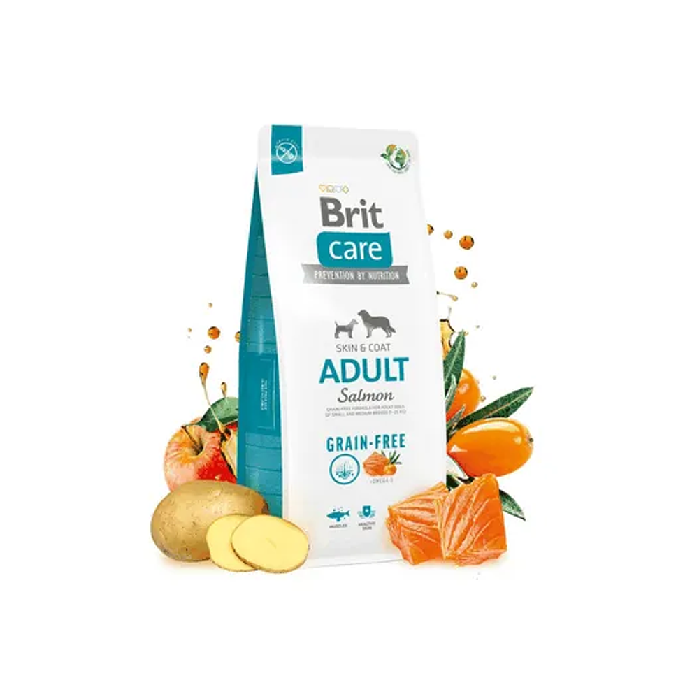 Brit Care Adult Salmon - Omega-3 Grain Free