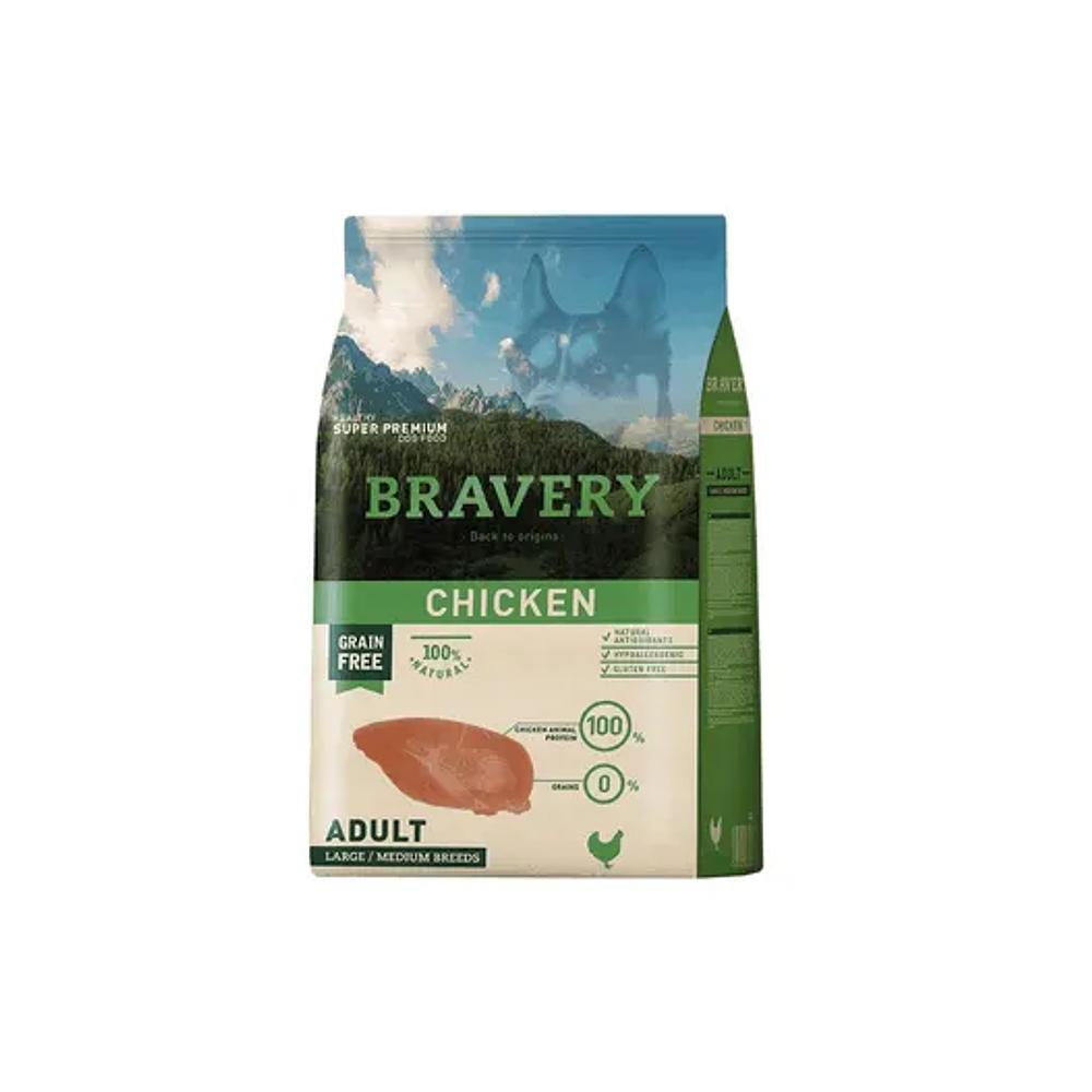 Bravery Chicken Adult - Vitalidad Ancestral Monoproteica