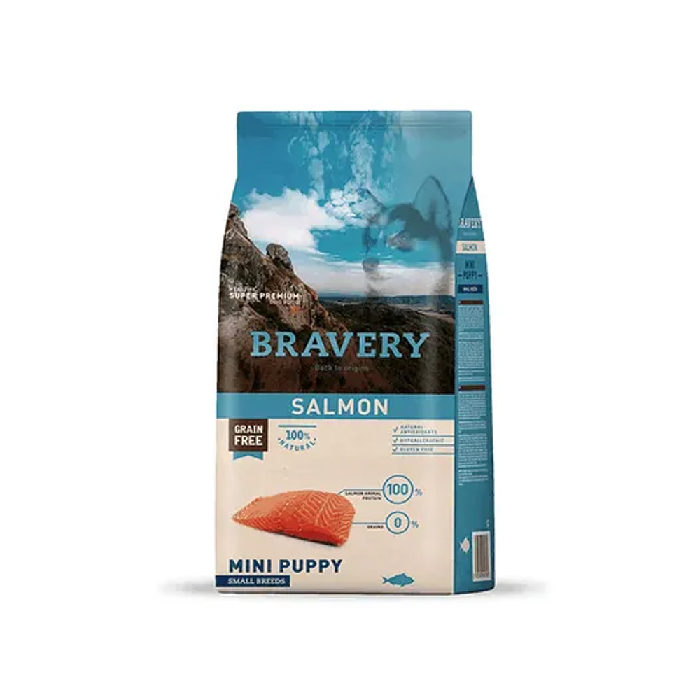 Bravery Mini Puppy - Salmón Hipoalergénico