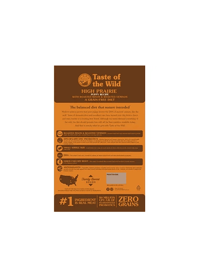 Taste of the Wild High Prairie Puppy - Nutrición Salvaje 